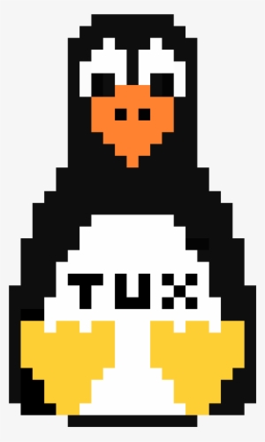 Tux Penguin - Tux Pixel Art