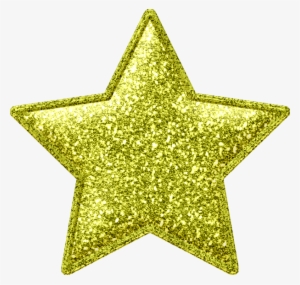 Lime Clipart Green Stars - Star Glitter Green