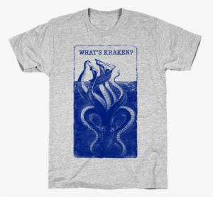 what's kraken - funny stegosaurus t shirt