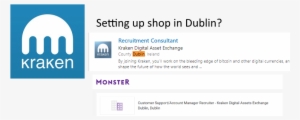 Kraken Exchange Starting In Dublin Job Postings Point - Employment Website