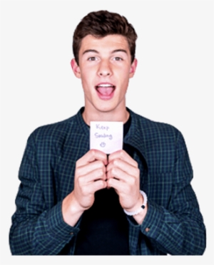 Shawn Mendes Message - Shawn Mendes Holding Note