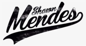 Shawnmendes Black Logo Negro Mendes Shawn - Shawn Mendes Logo Png