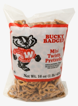 Bucky Badger Mini Pretzel Twists