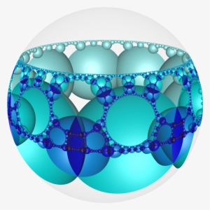 Hyperbolic Honeycomb 5 8 6 Poincare - Circle