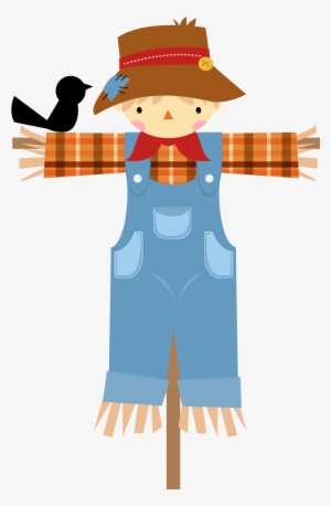 Protector Of The Field - Cartoon Scarecrow