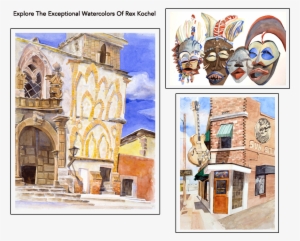 Rex Kochel Exceptional Watercolors - Visual Arts