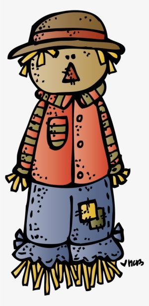 Scarecrow Clipart Colored - Melonheadz Fall Clipart