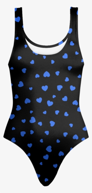 Blue Hearts Swimsuit - Swimsuit