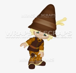 Gumdrops Scarecrow - Cartoon