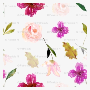 Beautiful Pink Watercolor Floral - Watercolor Painting