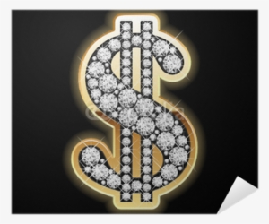 Dollar Symbol In Diamonds - Dollar Sign Bling