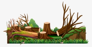 Vector Hand-painted Tree Cutting 1919*980 Transprent - Vektor Man Cut Tree Png