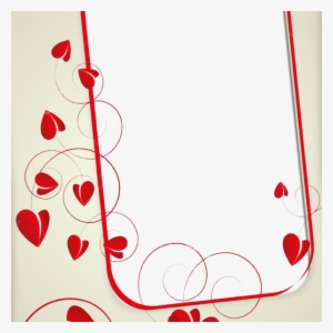 Love Frame With Beautiful Hearts - Love Frames Design Png
