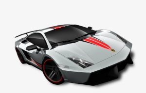Lamborghini Gallardo Silver W- Red Stripe - Hot Wheels 2011