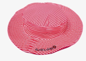 Sun Hat Quickdry Red Stripe Click To Zoom - Ducksday Kid's Matching Hat Hat (s, Red/pink/white)