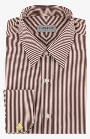 White With Red Stripe Shirt - Formal Wear