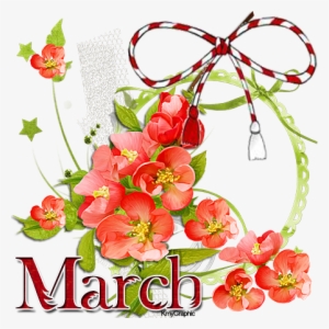 Banner Royalty Free March Clipart Friendship Flower - 1 March