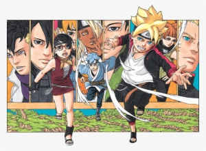 Sarada Mitsuki And Boruto - Boruto Naruto Next Generations Art