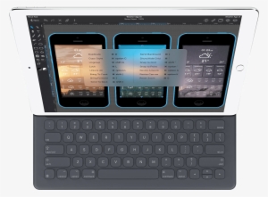 With The Seamless Integration Of The Smart Keyboard - Apple Smart Wired Keyboard And Folio Case