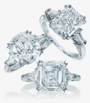 Falling Diamonds Png - Harry Winston Engagement Rings