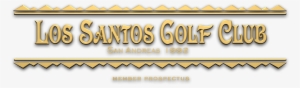 Los Santos Country Club Logo