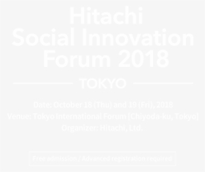 Hitachi Social Innovation Forum 2018 Tokyo - Right And Wrong Decision