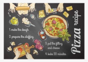 Pizza Recipe Illustration