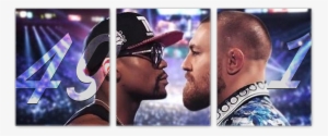 Mayweather Vs Mcgregor 49-1 Wall Canvas - Military Officer