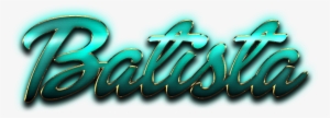 Batista Name Logo Png - Portable Network Graphics