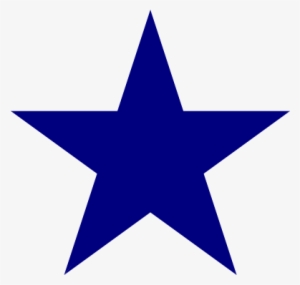 Solid Blue Star Clip Art At Clker - Blue Star Clipart Png