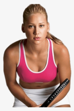 Anna Kournikova Posing With Racket Png - Cea Mai Frumoasa Jucatoare De Tenis