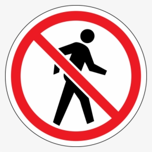 No People Sign Red Circle - No Skateboards