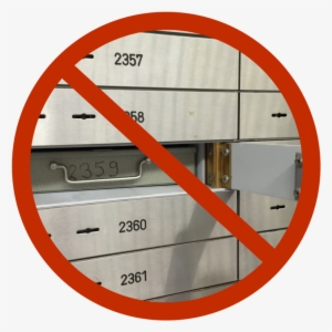 No Safe-deposit Box Circle - Safety Deposit Box Bdo