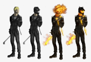 Ghost Rider Face Png Transparent Image - Baby Thanos Ghost Rider