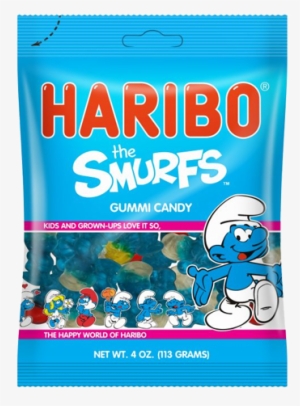 haribo smurfs gummi candy - smurfs candy