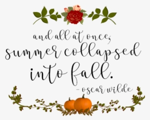 Free Fall Printable - Goodbye Summer Hello Autumn
