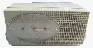 Vintage Golden Shield Tube Clock Radio By Sylvania - Clock