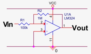 Inverting Op Amp Schematic - Diagram