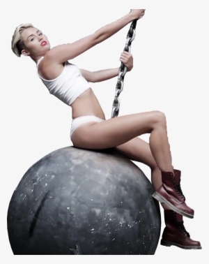 Ball Clip Wrecking Miley Cyrus - Miley Wrecking Ball Png