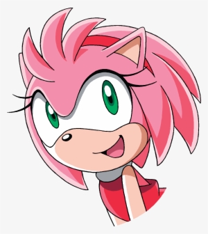Sonic X Happy - Amy Rose The Hedgehog Face