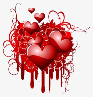 Love - 3 D Heart Transparent