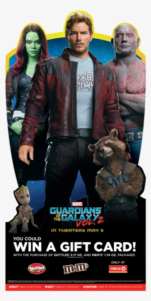 Wcrr07151816 Ck Marvel Standee 100 Lr - Marvel's Guardians Of The Galaxy Vol. 2 Prelude