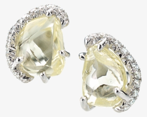 Sold Champagne Bubbles Stud Earrings Cew5004pdpl - Rough Diamond Earring