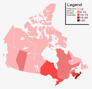 Canada Population Density Map - Christianity In Canada By Province