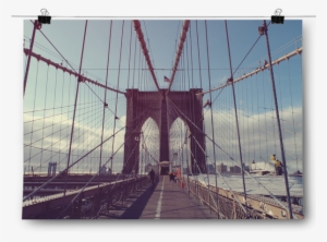 Brooklyn Bridge New York City - Inspired Posters Brooklyn Bridge New York City Poster