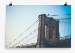 Brooklyn Bridge Poster - York New