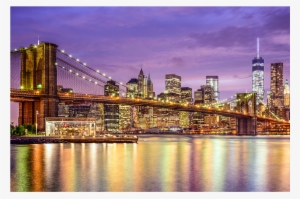 Usa, Brooklyn Bridge, New York - America's Musical Journey Poster