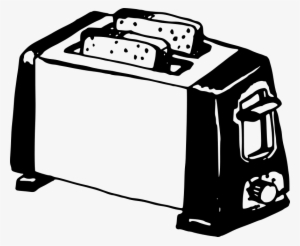 Toaster - Black And White Image Of Toaster