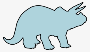 How To Set Use Light Blue Triceratops Svg Vector