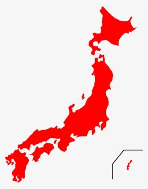 Open - Japan Map Vector Png